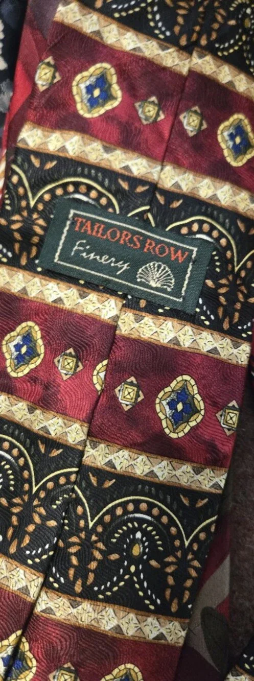 Vintage Lot Men's Ties Lot Of 10 Including J. Garcia & Mervyn's Wool Silk Poly